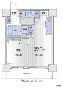 エスティメゾン大島【12階】の間取り