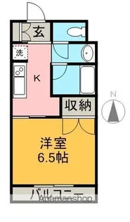 メイプルタウン【3階】の間取り