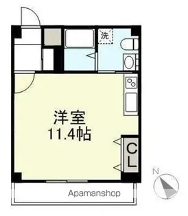 プレシャスタイム扇町【103号室】の間取り