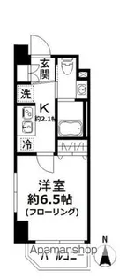 NーFLATS 横浜反町【6階】の間取り