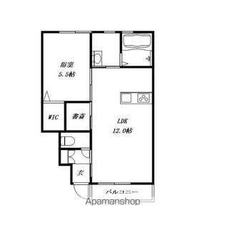 滋賀県彦根市野瀬町【アパート】の間取り