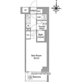 BPRレジデンス大島【4階】の間取り