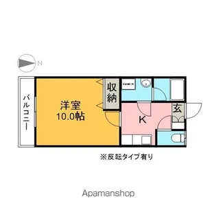 エイトハイツE【2階】の間取り