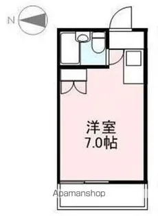 1Rの間取り画像