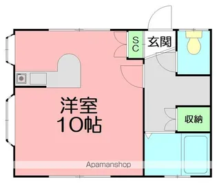 BROWNIEHADANO【1階】の間取り