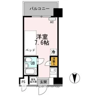 ベルハウス【3階】の間取り
