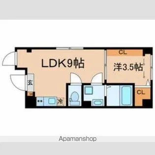 ルミオ王子【4階】の間取り
