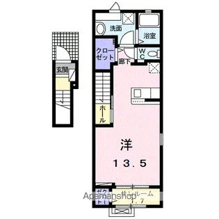 エスポワール2024【2階】の間取り