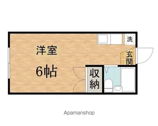 ハタノコーポ落川【2階】の間取り