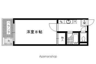 コスモハイツ河原町【502号室】の間取り