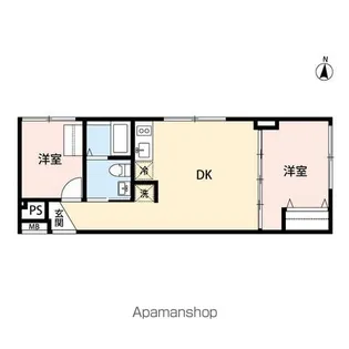 THE ONE 千鳥町【4階】の間取り