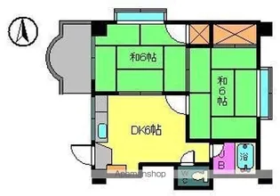 パールハイツⅡ【3階】の間取り