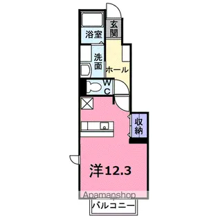 サニースクエア・ユウキ【1階】の間取り