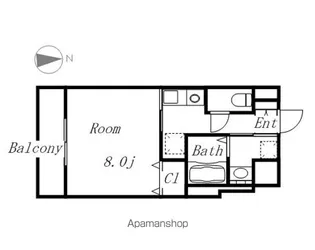 サン・錦本町ビル【1102号室】の間取り