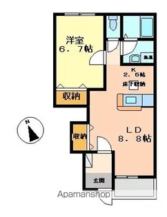 フェリーチェ・カーサ【1階】の間取り