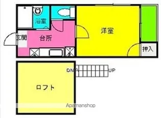 マリーコーポⅡ【2階】の間取り