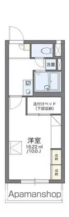 レオパレスグレイスフル【3階】の間取り