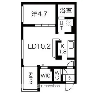 ORCHARD本通【1階】の間取り