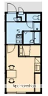 レオパレスエスペランサ21【107号室】の間取り
