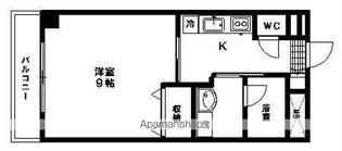 エクセラ晩翠通【303号室】の間取り