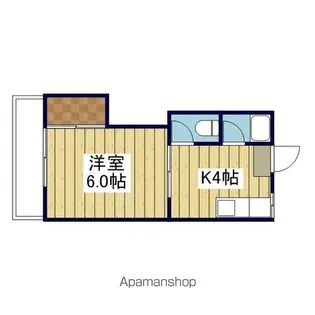 コーポ斎院【2階】の間取り