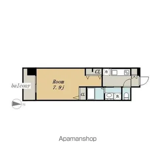 パルティール金山アネックス【9階】の間取り