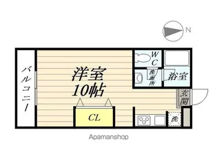 鎌倉女子大隣マスカットハウス【3階】の間取り