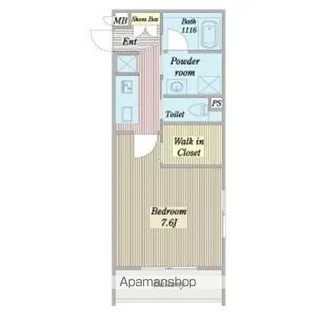 リシェス岡崎駅前【2階】の間取り