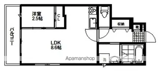 グランディール国見【1階】の間取り
