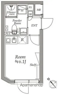 アトリオフラッツ野方【2階】の間取り