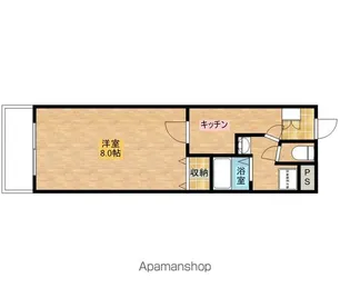 リヴィエール仙台西【2階】の間取り