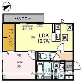 ポワロ【1階】の間取り