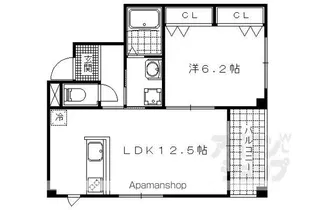 セジュールひのき【305号室】の間取り
