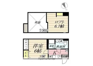 ルッカ新松戸【2階】の間取り
