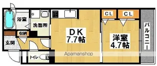 シャーメゾン北花田【1階】の間取り
