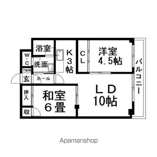 シュトラール4・6【7階】の間取り