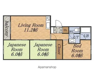 メーゾン榊【502.号室】の間取り