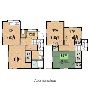 東京都日野市程久保2丁目【一戸建】の間取り