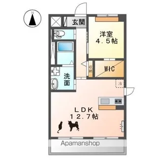 グランドソレイユ【3階】の間取り