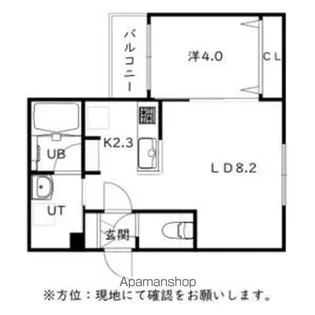 フェーラシュヴァル元町【4階】の間取り
