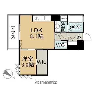愛知県春日井市大和通1丁目【アパート】の間取り