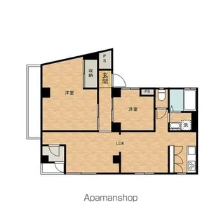 プライム伊藤【3階】の間取り