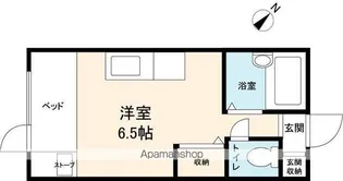 DERA2【302号室】の間取り