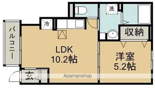 カルムⅡ【1階】の間取り