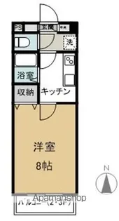 リバーサイド二子【3C号室】の間取り