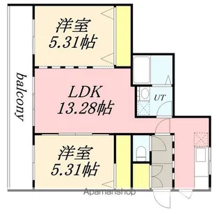 AMS水天宮【1階】の間取り