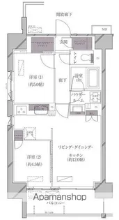 AーSTANDARD芝浦【11階】の間取り