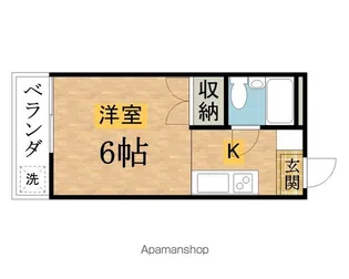 東京都八王子市大和田町7丁目【アパート】の間取り
