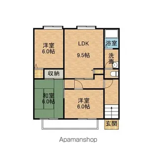新屋ハイム【2階】の間取り