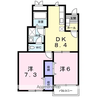 セントラルパークヒルズ【1階】の間取り